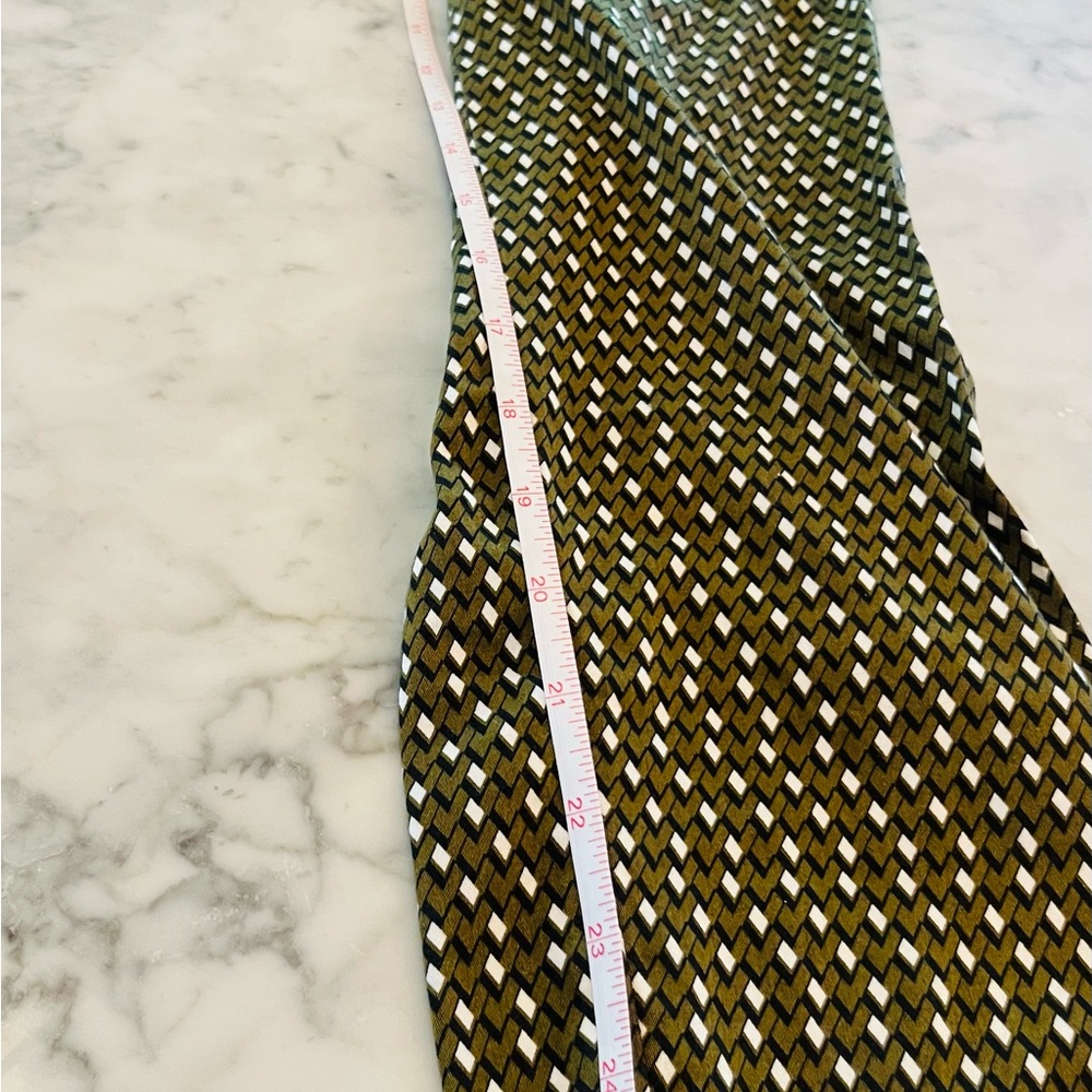 Zara Basic Black Label Geometric Print Pants | Si… - image 3